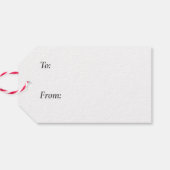 Mooie Ornamenten van de kerstvakantie Cadeaulabel (Achterkant Horizontaal)