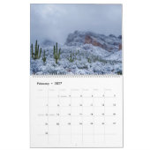 Mooie Oro Valley grote twee pagina's kalender (Feb 2027)