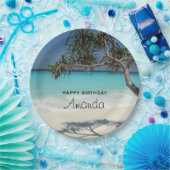 Mooie orthodoxe strande oceaanparadijsdag papieren bordje (Feest)