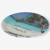 Mooie orthodoxe strande oceaanparadijsdag papieren bordje (Gekanteld)