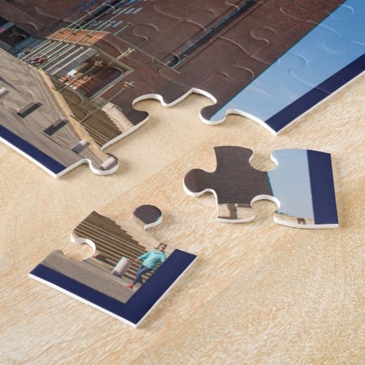 Mooie Oslo, Noorwegen, puzzle Legpuzzel (Zijkant)