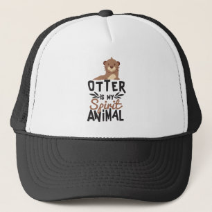 Mooie Otter is mijn gedistilleerde dierlijke afdru Trucker Pet
