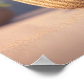 Mooie otterbaby in een mand poster (Hoek)