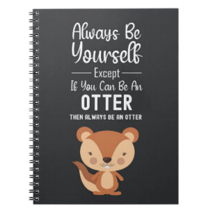 Mooie Ottercadeaus Grappige Humor Dieren Grap Cart Notitieboek
