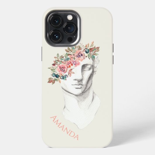 Mooie Oud-Griekse Jongen Custom Phone Case iPhone Hoesje (Achterkant)