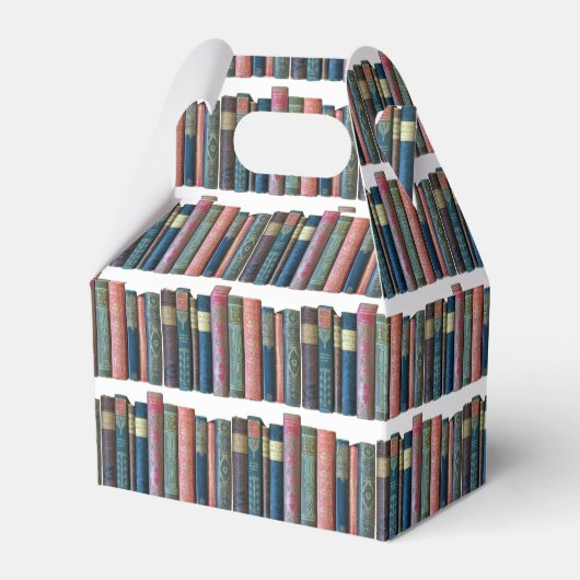 Mooie oude boeken, boekenwerven bedankdoosjes (Voorkant Zijde)