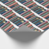 Mooie oude  boeken, boekenwerven cadeaupapier (Hoek)