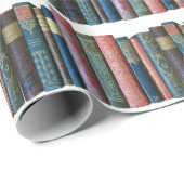 Mooie oude  boeken, boekenwerven cadeaupapier (Rol Hoek)