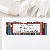 Mooie  oude boeken, boekenwerven etiket (Insitu)