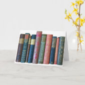 Mooie oude  boeken, boekenwerven kaart (Gele Bloem)