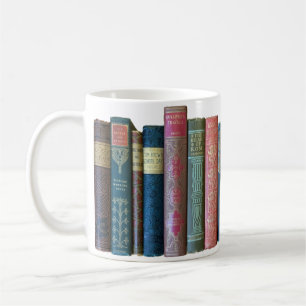 Mooie oude boeken, boekenwerven koffiemok