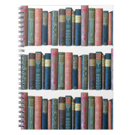 Mooie oude  boeken, boekenwerven notitieboek