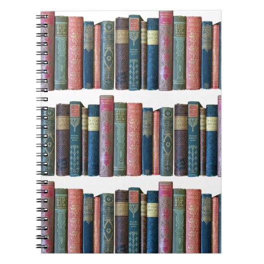 Mooie oude  boeken, boekenwerven notitieboek (Voorkant)