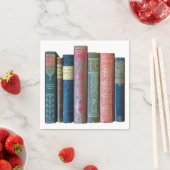 Mooie oude boeken, boekenwerven servet (Insitu)