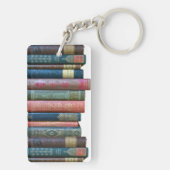 Mooie oude  boeken, boekenwerven sleutelhanger (achterkant)
