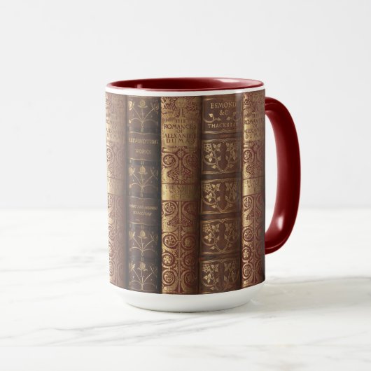 Mooie Oude Boeken (Dumas) Mok (Voorkant rechts)