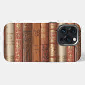 Mooie oude boekencijnen iPhone hoesje (Achterkant horizontaal)