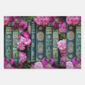 Mooie oude bogen, stekels en bloemen inpakpapier vel (Voorkant)