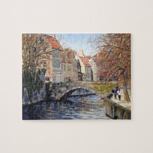 Mooie oude brug legpuzzel (Horizontaal)