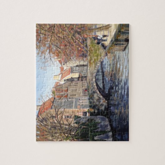 Mooie oude brug legpuzzel (Verticaal)