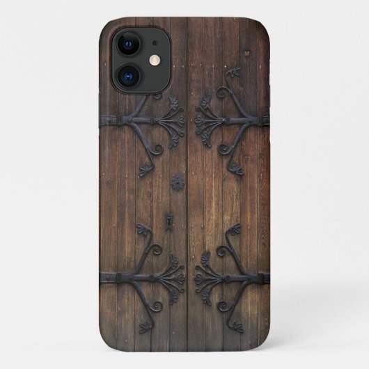 Mooie oude deur van Wooden Case-Mate iPhone Case (Achterkant)