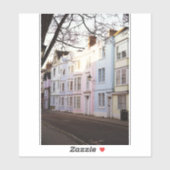 Mooie oude herenhuizen sticker (Vel)