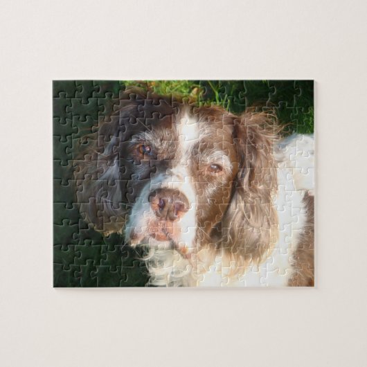 Mooie oude hond Puzzle Legpuzzel (Horizontaal)