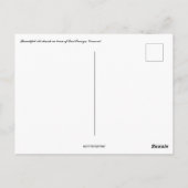 Mooie oude kerk in Oost-Oranje Vermont Briefkaart (Achterkant)