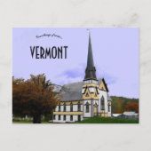 Mooie oude kerk in Oost-Oranje Vermont Briefkaart (Voorkant)