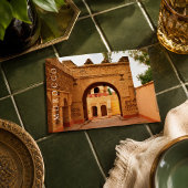 Mooie Oude Marrakesh Medina-architectuur Briefkaart