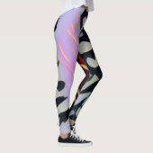 Mooie oude moderne kunst achteraan en lavender leggings (Rechts)