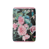 Mooie oude roze rozen badmat (Voorkant Verticaal)