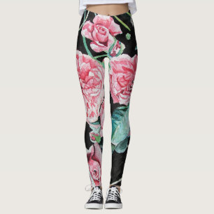 Mooie oude roze rozen Leggings