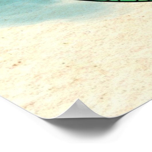 Mooie oude school Zeemeermin Poster (Hoek)