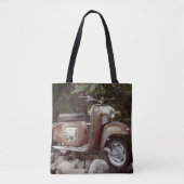 Mooie oude Scooter Custom All-over-Print Canvas ta Tote Bag (Voorkant)