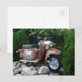 Mooie oude scooter foto Briefkaart (Voorkant / Achterkant)