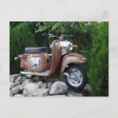 Mooie oude scooter foto Briefkaart (Voorkant)