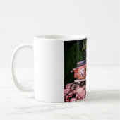 Mooie oude scooter wit 325 ml Classic wit Mok (Links)