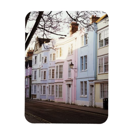 Mooie oude stadshuizen magneet (Verticaal)
