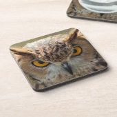 Mooie Owl Bier Onderzetter (Linkerzijde)