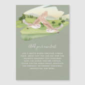 Mooie OWLS die op het platteland vliegen (Voorkant)