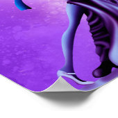 Mooie Paar Dans Tango in Moonlight Poster (Hoek)