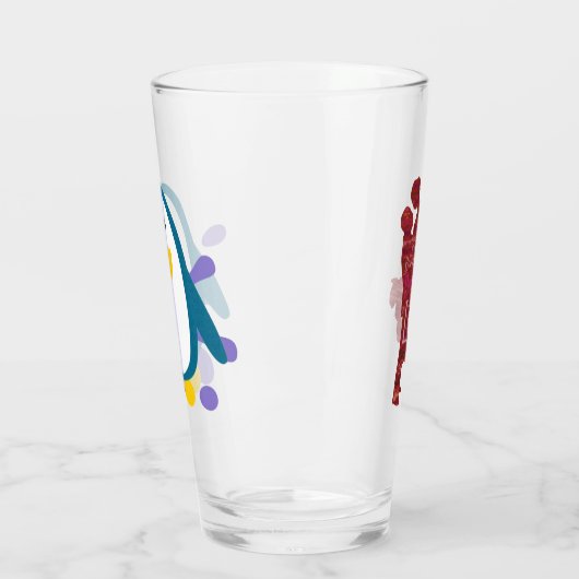 Mooie paar glazen cup (Links)