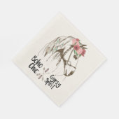 Mooie Paard Boho Westerse Landelijke Ruiter Feestj Servet (Hoek)