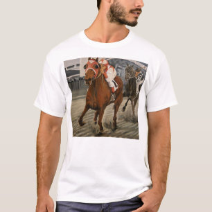 Mooie paard delight eigenaren in klassieke race t-shirt