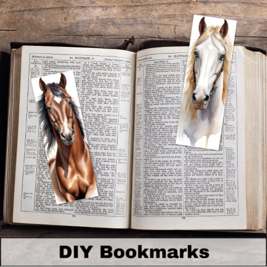 Mooie Paard DIY Bladwijzer