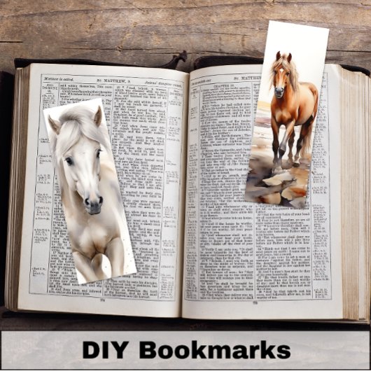 Mooie Paard DIY Bladwijzer