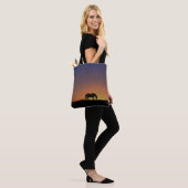 Mooie paard en Canvas tas (Op model)