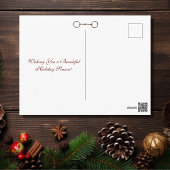 Mooie Paard en Holly Kerstwinter Feestdagenkaart