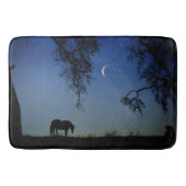 Mooie paard en moon Bath Mat (Voorkant)